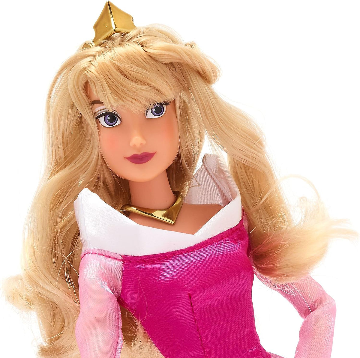 Disney Boneca Clássica Aurora da Store (29 cm) – Princesa de A Bela Adormecida, Vestido Rosa e Articulada