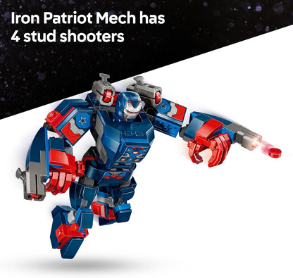 LEGO ǀ Marvel Vingadores: Ultimato Thor vs. Chitauri - Brinquedo de Construção com um Robô, Figura de Gorila e 7 Minifiguras, incluindo Thor, Rocket e Patriota de Ferro - Presente de Super-Herói para Meninos a partir de 8 Anos - 76322