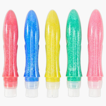 Galt Toys, Squeeze 'n Brush - 5 cores brilhantes, canetas de tinta com ponta de pincel, para crianças a partir de 3 anos