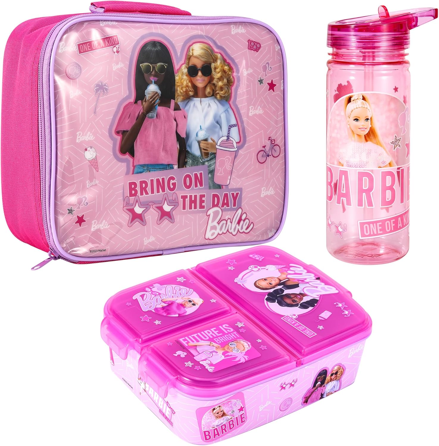 Poubelle Barbie Pour Enfants – Design Ludique, Plastique PP, Pour Chambre Ou Bureau (22,5 Cm)