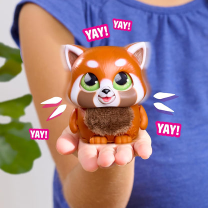Just Play furReal Handfuls Shy, o Panda Vermelho, Brinquedo Interativo de 8,9 cm, para Meninos e Meninas a partir de 4 Anos
