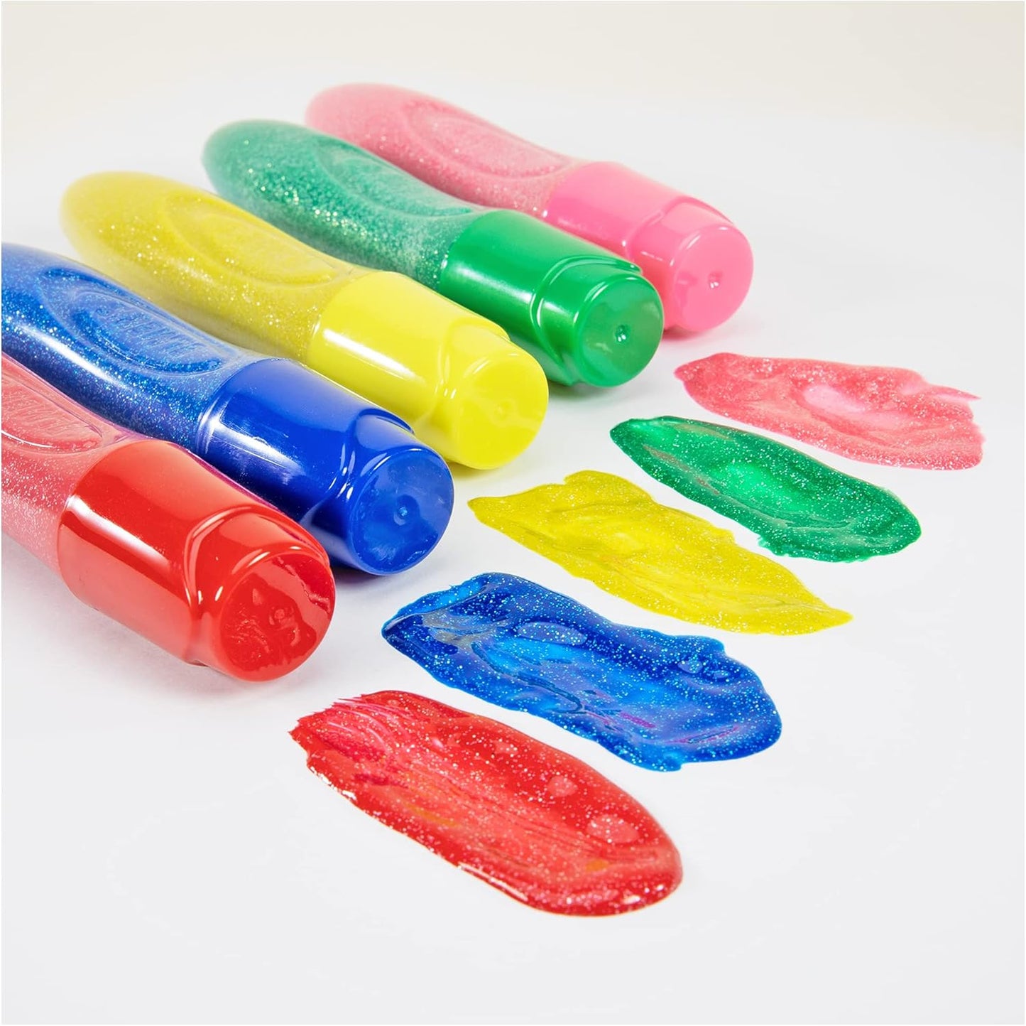 Galt Toys, Squeeze 'n Brush - 5 cores brilhantes, canetas de tinta com ponta de pincel, para crianças a partir de 3 anos