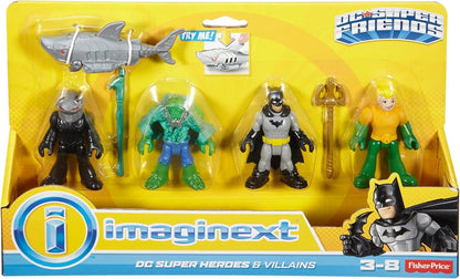 Imaginext Fisher Price DPD99 DC Super Friends Heróis e Vilões Batman e Aquaman (X7574)