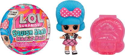 LOL. Surprise Squish Sand Magic Hair Tots - Boneca colecionável com Squish Sand e surpresas - Ótimo para meninas a partir de 3 anos