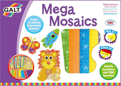 Galt Toys, Mega Mosaicos, Kits de Artesanato Infantil, A partir de 5 anos