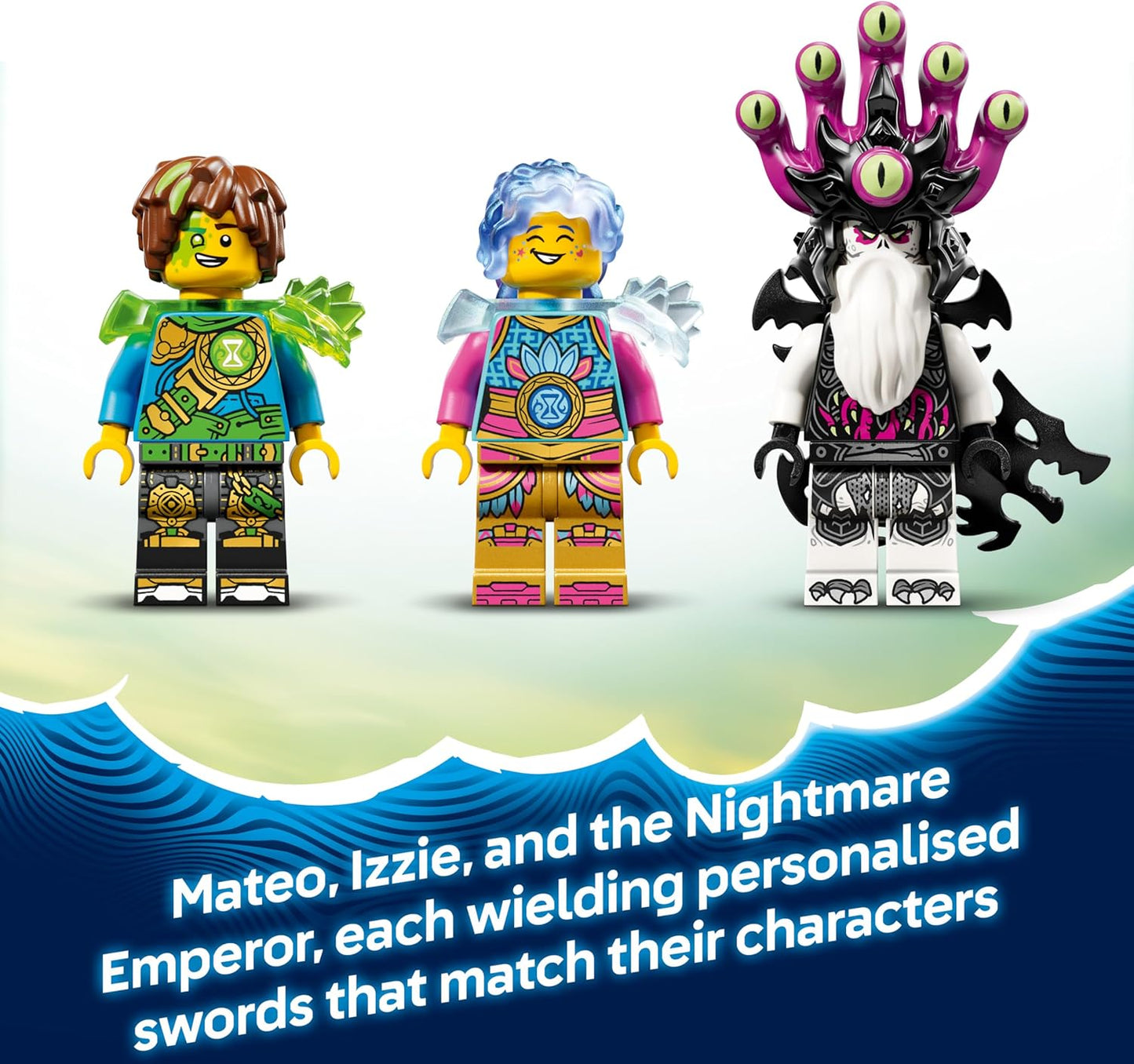 LEGO DREAMZzz 2 em 1 Raposa Guardiã Mecânica - Figura de Ação que se Transforma em uma Raposa Guerreira - Inclui 3 Minifiguras e uma Criatura Verde Colecionável do Tesouro - Presente para Meninos a partir de 9 Anos - 71508