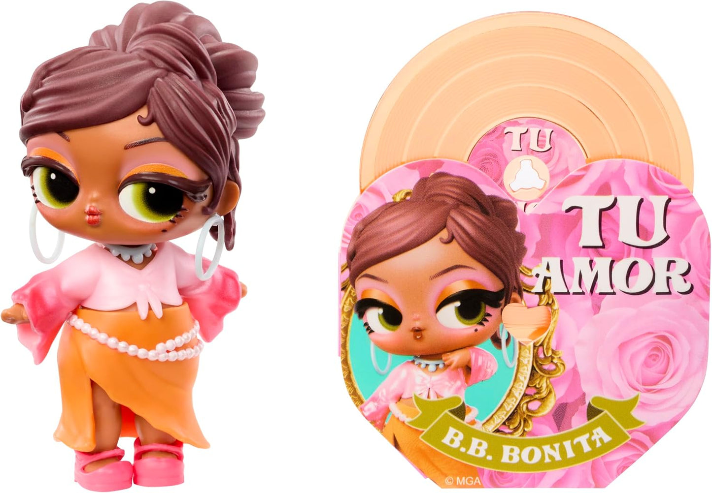L.O.L. Surprise! Bonecas Music Festival – Boneca colecionável com disco de vinil e acessórios, 7 itens inclusos, 8 modelos para colecionar, para crianças a partir de 4 anos.