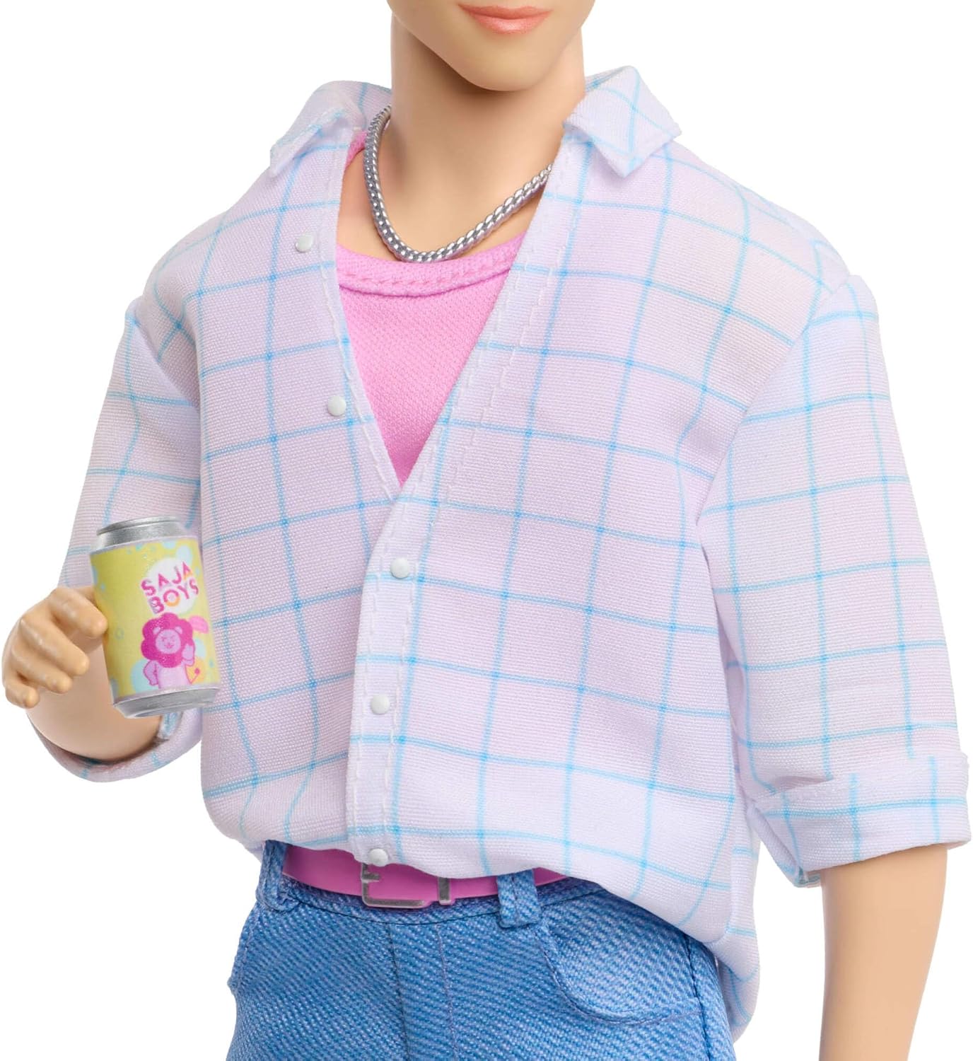 Mattel Boneco Fashion KPop Demon Hunters Saja Boys Jinu | Vestindo o visual de performance "Soda Pop", com 2 acessórios, inspirado no filme, JRN38