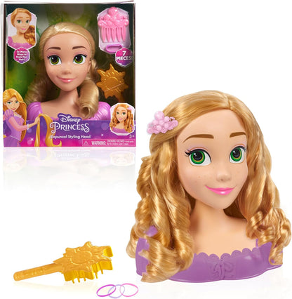 Disney Cabeça de penteado básica da Princesa Rapunzel da
