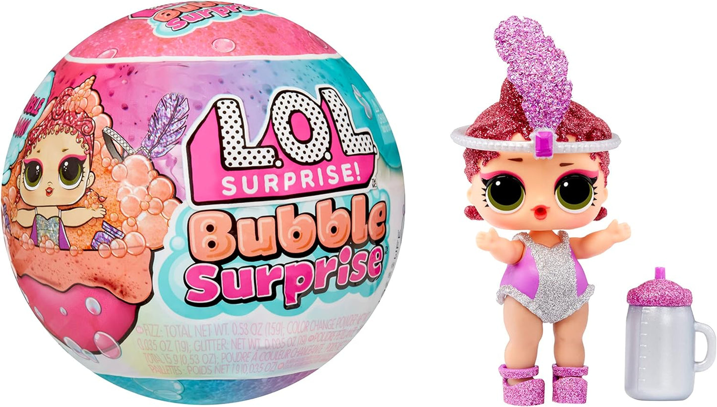 LOL Surprise Bubble Surprise Deluxe - Bonecas colecionáveis, animal de estimação, irmãzinha, surpresas, acessórios, Bubble Surprise Unboxing, reação de espuma com mudança de cor em água morna - ótimo presente para meninas a partir de 4 anos
