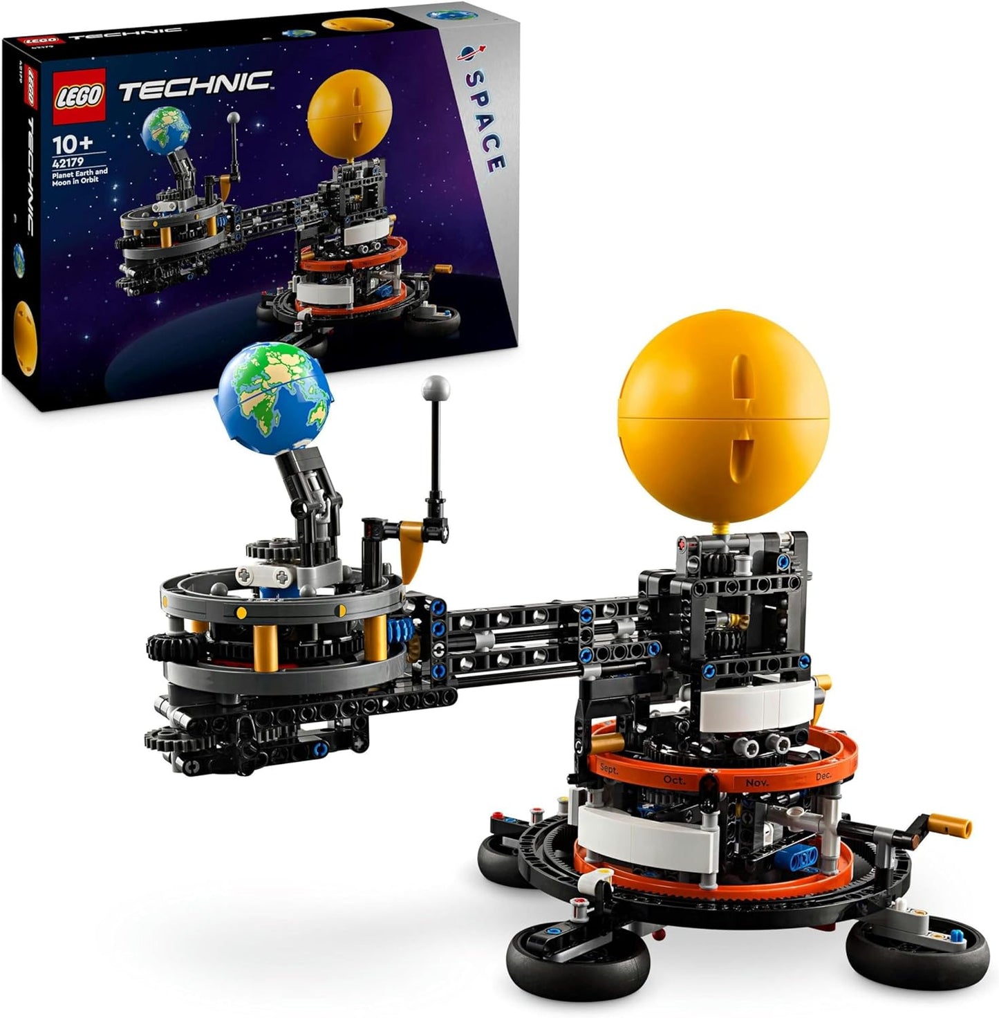 LEGO Conjunto de construção de modelo Technic Planet Earth and Moon in Orbit, brinquedos do espaço sideral para crianças de 10 anos ou mais, meninos e meninas, brinquedo do sistema solar, brincadeira imaginativa e independente, ideia