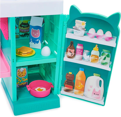 Gabby’s Dollhouse, Cozinha de Brinquedo Cakey para Crianças com Acessórios de Cozinha, Comidinhas de Brinquedo, Sons, Música e Brinquedos para Meninas e Meninos a partir de 3 Anos