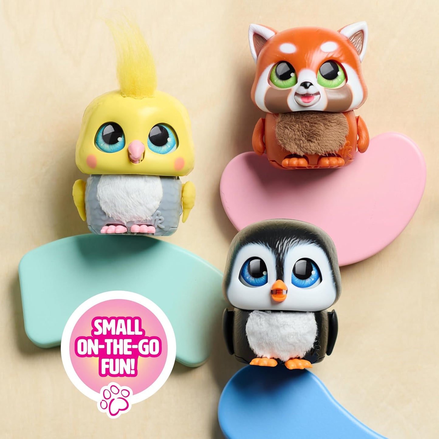 Just Play furReal Handfuls Shy, o Panda Vermelho, Brinquedo Interativo de 8,9 cm, para Meninos e Meninas a partir de 4 Anos