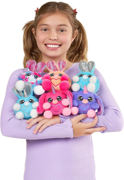 Rainbocorns Bunnycorn Surprise Series 2, 2 pacotes, 4 surpresas internas, bichinhos de pelúcia colecionáveis, (2 pacotes)
