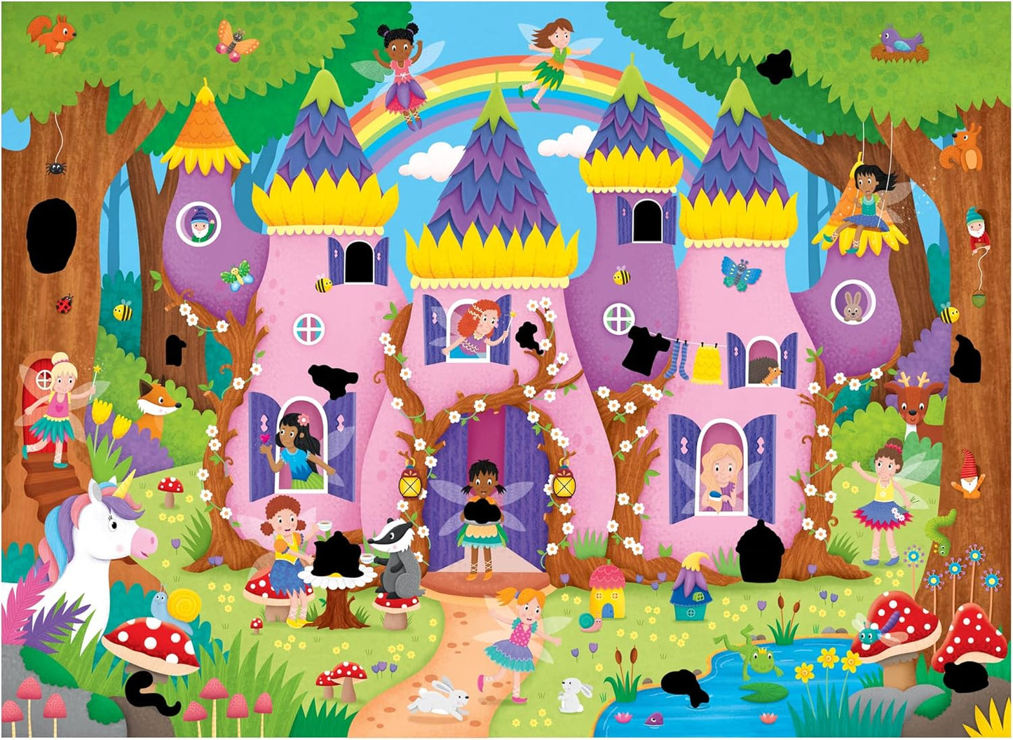 Galt Toys, Quebra-cabeça Mágico - Palácio das Fadas, Quebra-cabeça Mágico para maiores de 4 anos