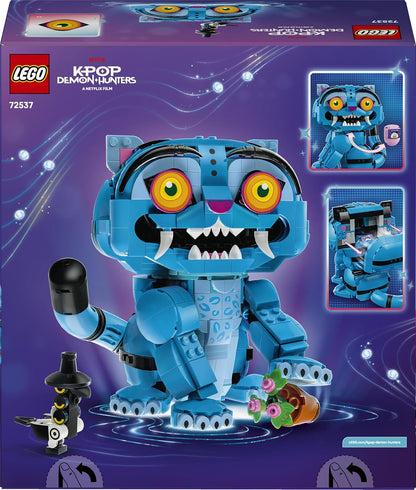 LEGO K-Pop Demon Hunters – Derpy Tiger e Sussie Bird – Brinquedo K-Pop com 2 figuras de animais e vaso de flores – Decoração para quarto infantil – Presente musical para meninas e meninos a partir de 9 anos e fãs de filmes – 72537