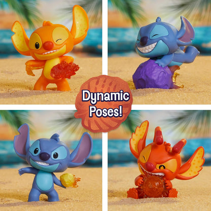 Just Play. Miniatura colecionável do Stitch da Disney, inspirada em Outta This World, da Miniatura de 5 cm, em caixa surpresa. Brinquedo para colecionadores, fãs, meninas, meninos e crianças a partir de 3 anos.