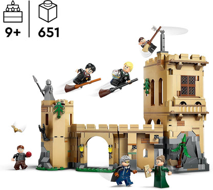 LEGO Harry Potter Castelo de Hogwarts: conjunto de aulas de vôo com 6 minifiguras colecionáveis, incl. Draco Malfoy e Professora McGonagall, brinquedo de dramatização para fãs do mundo mágico, meninos e meninas com mais de 9 anos