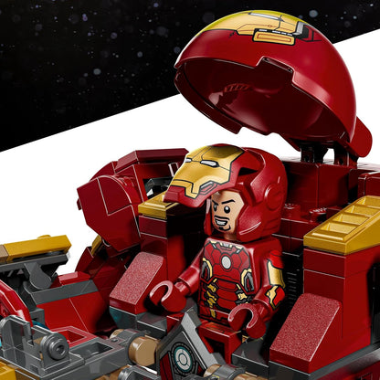 LEGO | Batalha Épica da Marvel: Hulkbuster vs. Hulk - Brinquedo de Super-Herói com 2 Figuras de Ação e Minifigura do Homem de Ferro - Presente dos Vingadores para Meninos e Fãs a partir de 9 Anos - 76343