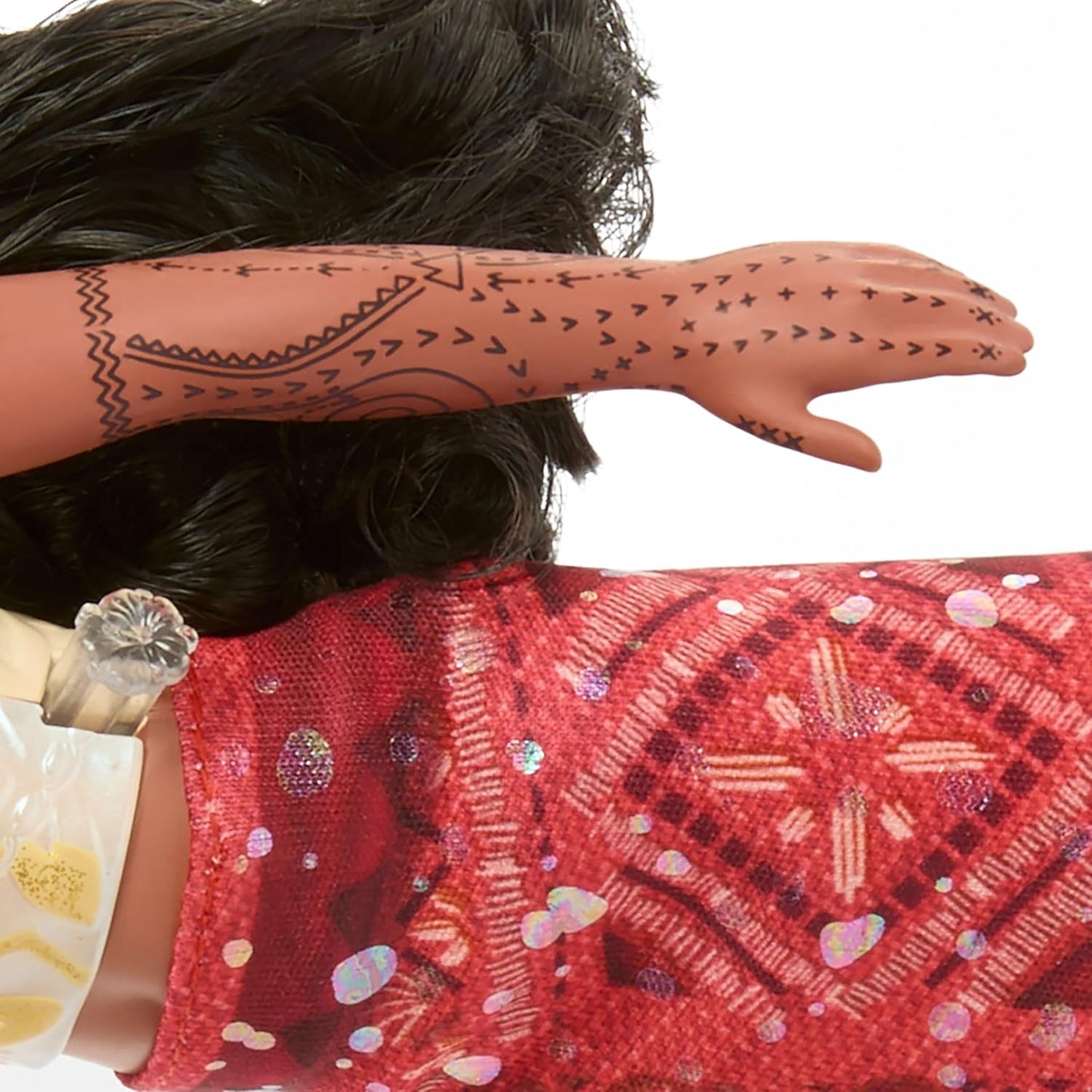 Mattel Boneca Disney Moana 2 Tautai Moana (Versão Aquática) com Acessórios | Boneca Moana com Traje Característico, Corpete que Muda de Cor, Pernas que se Movem (Movimento de Natação) e Amigo Animal – Inspirada no Filme, JFF08