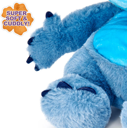 WOW! STUFF Disney Chatty Stitch Deluxe, Puppetronic Stitch, Marionete Animatrônica, Mais de 50 combinações de ação e som, 30 cm/12 polegadas de altura, Idades de 6 a adulto, Azul