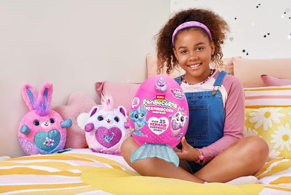 Rainbocorns Mermaidcorn Série 7 Sirena, a Cachorrinha - Pelúcia Colecionável - Surpresas de Sereia, Pelúcia de Aconchego, Adesivos (Cachorrinho)