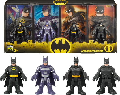 Fisher-Price Brinquedos Imaginext DC Super Friends Batman - Conjunto Comemorativo do 85º Aniversário com Estilo do Filme para Fãs a partir de 3 Anos