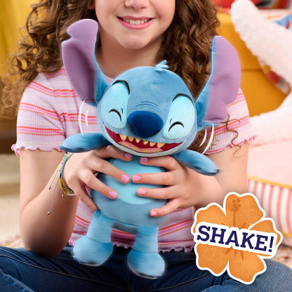 Just Play Disney Brinquedo de Pelúcia Stitch Crack Me Up da, 28 cm, Animal de Pelúcia, Alienígena, Brinquedo Infantil para Crianças a partir de 3 Anos