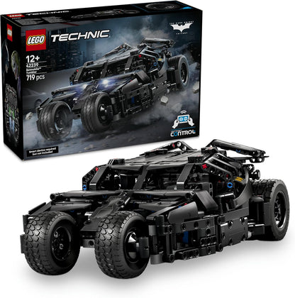 LEGO Technic Batmóvel Tumbler – Carrinho de Controle Remoto – Kit de Modelo do Batman com Direção e Luzes Funcionais – Presente de Aniversário para Meninos a Partir de 12 Anos e Fãs Adolescentes da DC – 42239