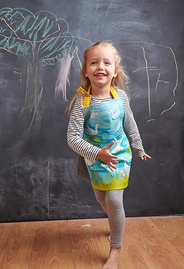 ThreadBear Design - Avental fácil de limpar para crianças - Hora de brincar bagunçada Ótimo para atividades artísticas na escola em casa - 3 anos ou mais