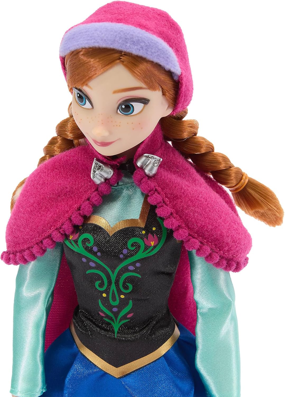 Disney Boneca Clássica Anna Frozen 30 cm – Traje Azul Característico com Amigo Surpresa