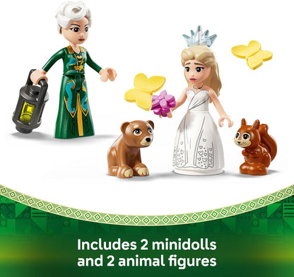 LEGO O Casamento da Glinda Malvada - Brinquedo de Construção com 2 Mini Bonecas e 2 Figuras de Borboletas Articuladas, além de Acessórios - Presente para Meninas a partir de 8 Anos e Fãs do Filme - 75688