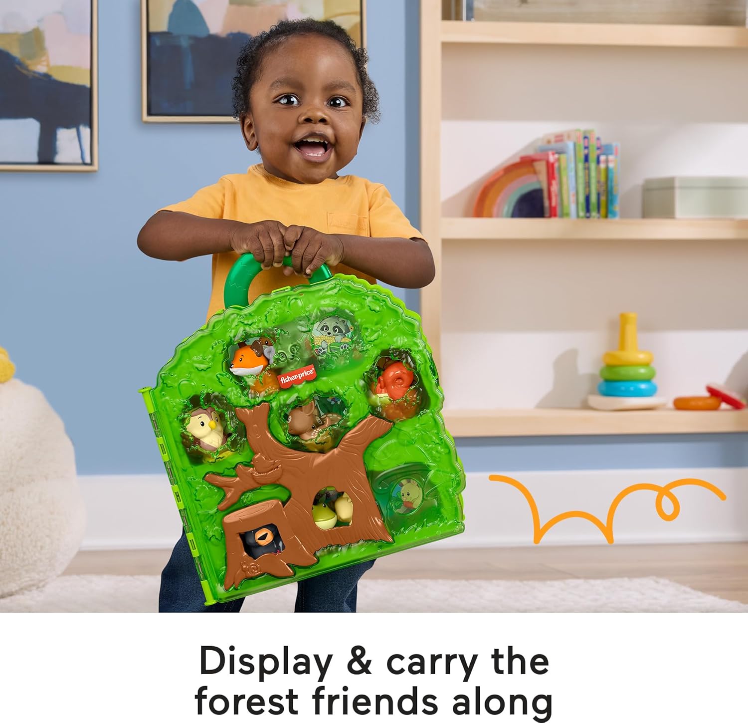 Brinquedo Fisher-Price Little People Amigos da Floresta com Maleta de