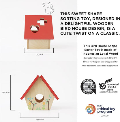 Le Toy Van PL085 Classificador de casas My Little Bird