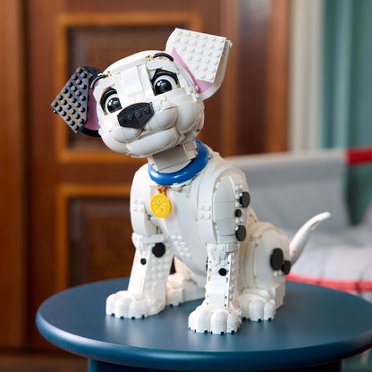 Figura de cachorrinho LEGO Disney 101 Dálmatas - Conjunto de construção personalizável para adultos - Transforma-se em 1 de 6 cachorrinhos fofos com cabeça e cauda giratórias - Ideia de presente de decoração faça você mesmo para fãs 43269