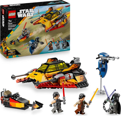 LEGO Star Wars 75414 The Force Burner Snowspeeder - Brinquedo de construção com 3 minifiguras com sabres de luz e uma moto speeder - Presente para meninos a partir de 7 anos e fãs de Reconstruir a Galáxia
