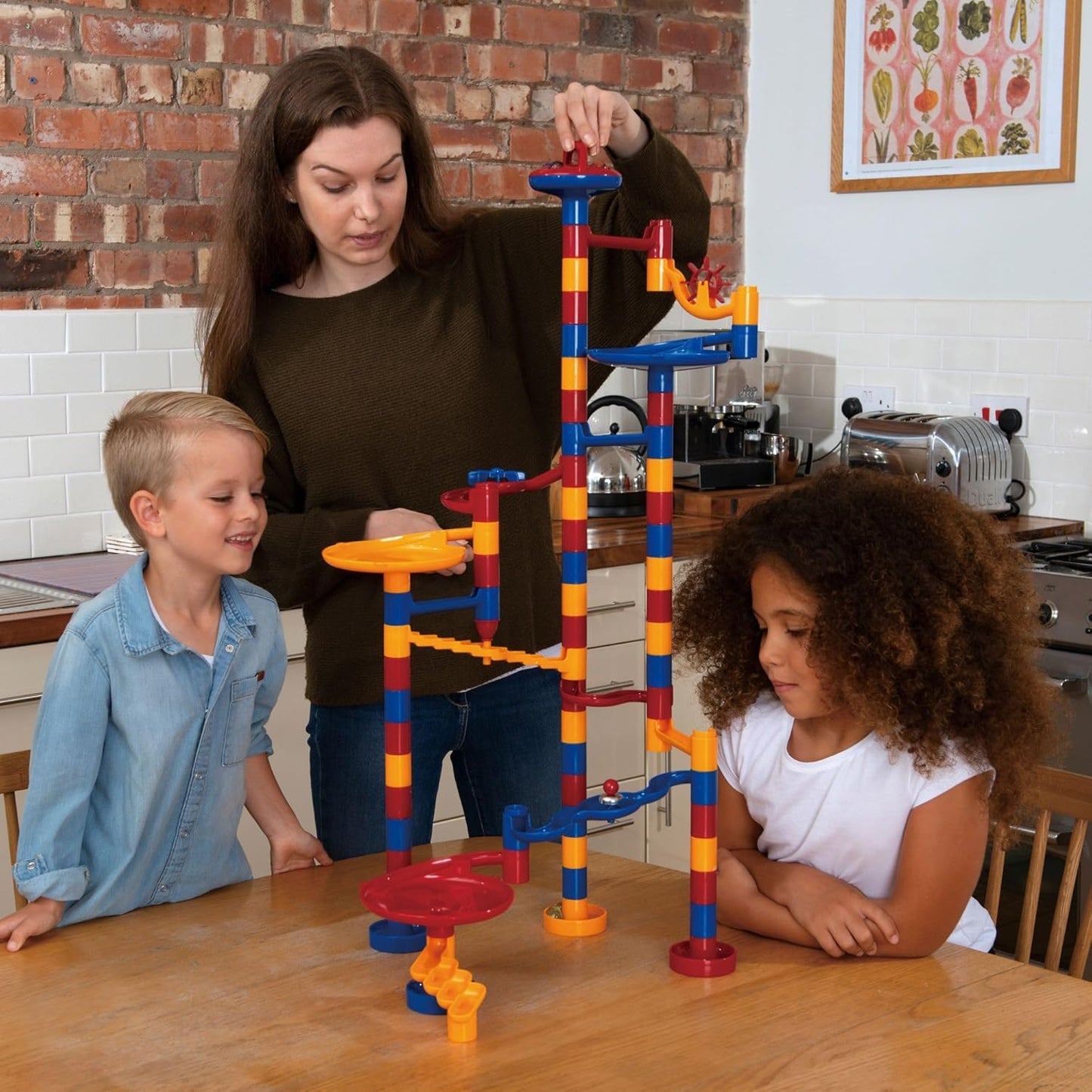 Galt Toys, Corrida de Mármore, Brinquedo de Construção, Idades 4 Anos Acima