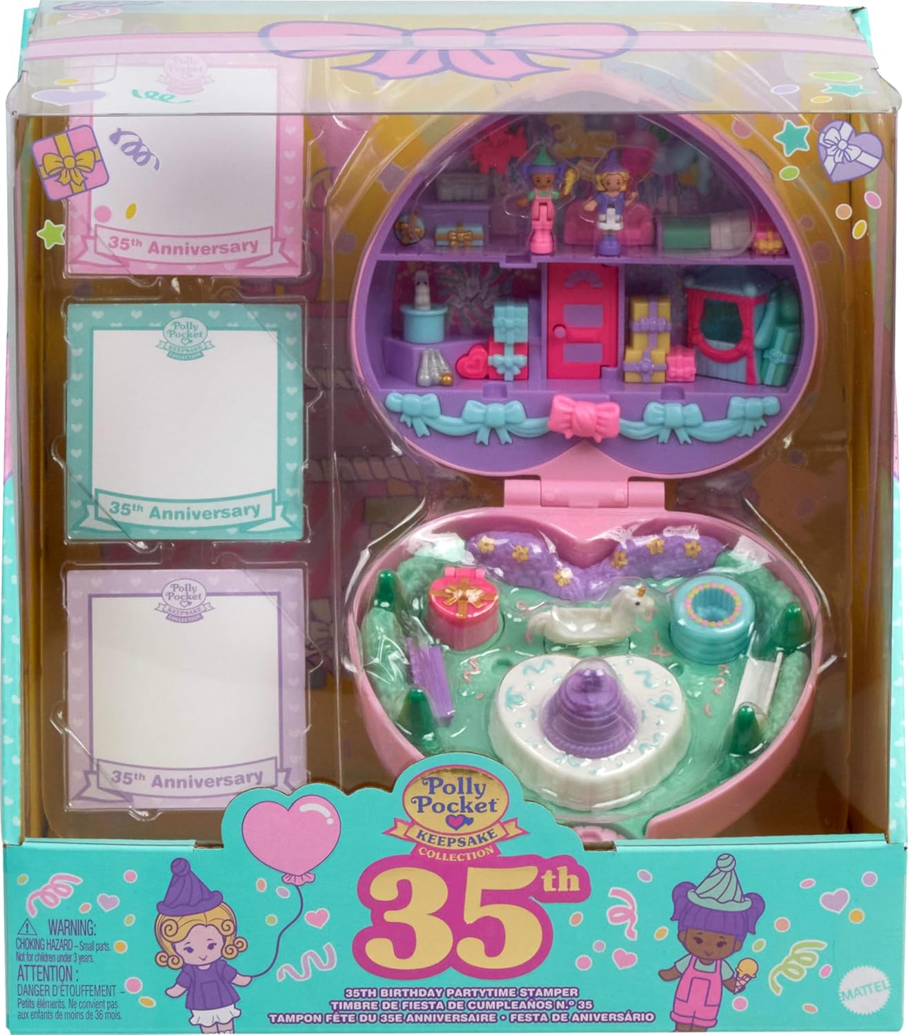 Polly Pocket Dolls e Playset, Collector Heritage Compact, 35th Birthda