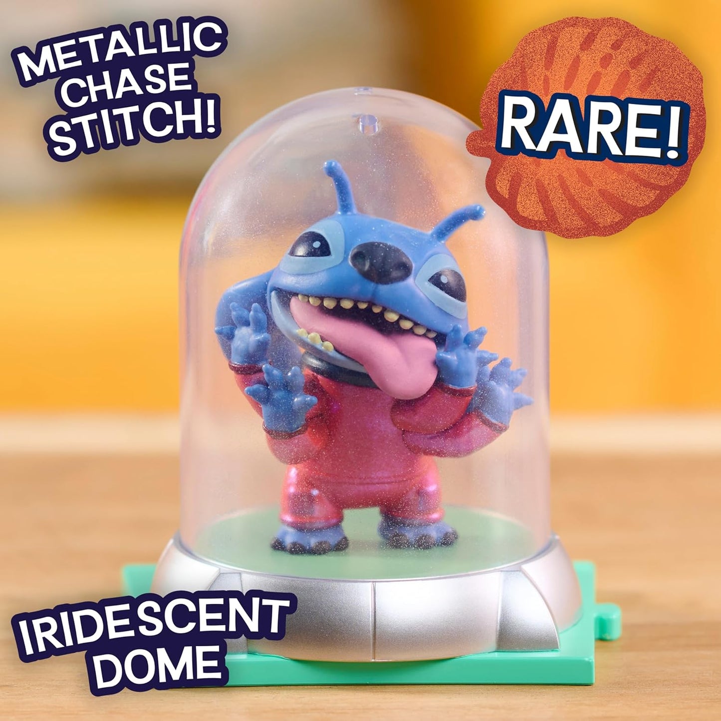 Just Play Disney Stitch Live-Action Movie Time - Figuras Colecionáveis de 7,6 cm, Inspiradas no Novo Filme Live-Action da Disney, Lilo & Stitch, Brinquedos Colecionáveis em Caixa Surpresa, Decoração para Casa, Crianças a partir de 3 Anos