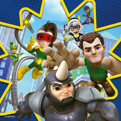 Ravensburger Quebra-cabeça do Homem-Aranha e Seus Incríveis Amigos (3 unidades, 49 peças) para crianças a partir de 5 anos