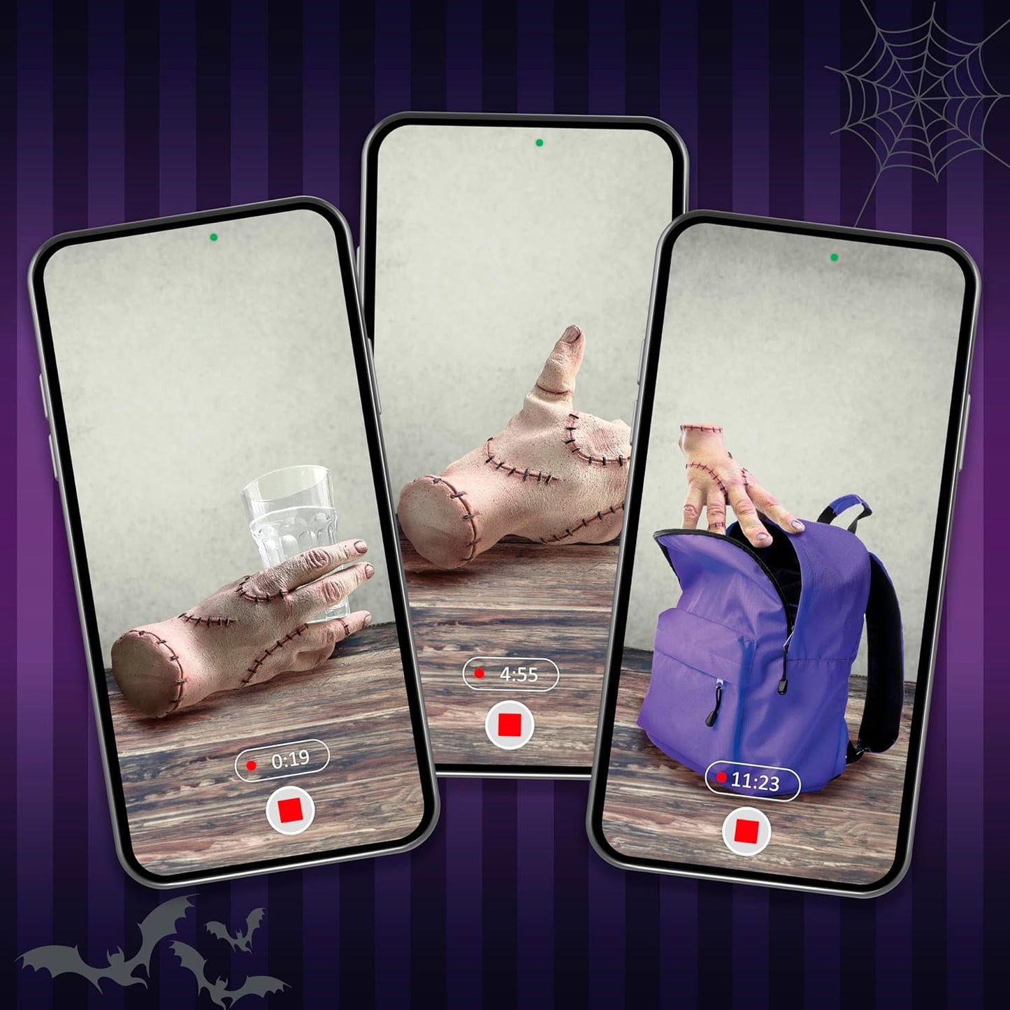 UAU! COISAS Wednesday Real FX Thing | Inclui aplicativo de efeitos especiais no estilo Hollywood | Wednesday Addams Role Play e Dress Up Halloween e acessórios de fantasia | Para fãs da série Wednesday da Netflix