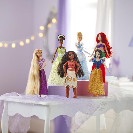 Disney Store Oficial Cinderela Clássica Boneca, 29 cm/11”, Totalmente Articulável Disney Princesa Boneca em um Azul Deslumbrante Grown, Inclui Brinquedo