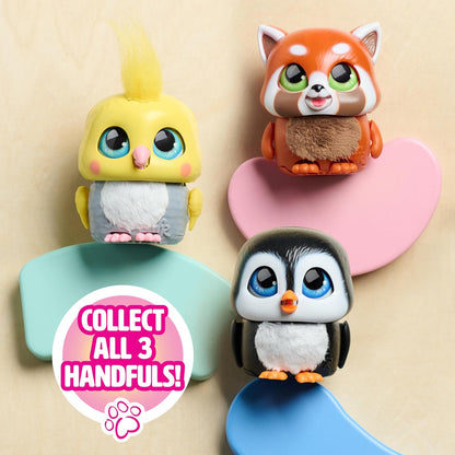 FurReal Just Play Handfuls Chirps, a Cacatua, Brinquedo Interativo de 8,9 cm, para Meninos e Meninas a partir de 4 Anos