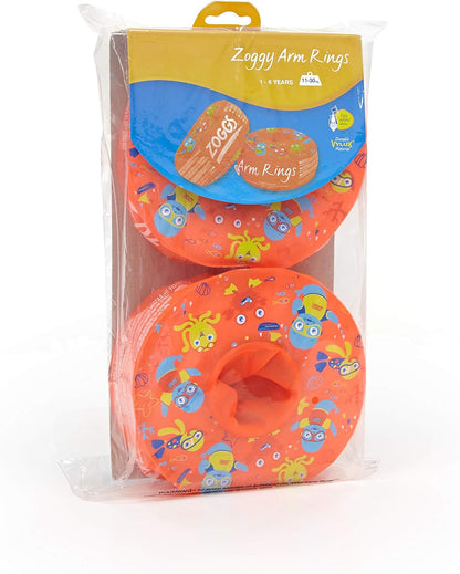 Zoggs Anéis de braço, faixas de braço de flutuabilidade dupla, braçadeiras de natação para crianças
