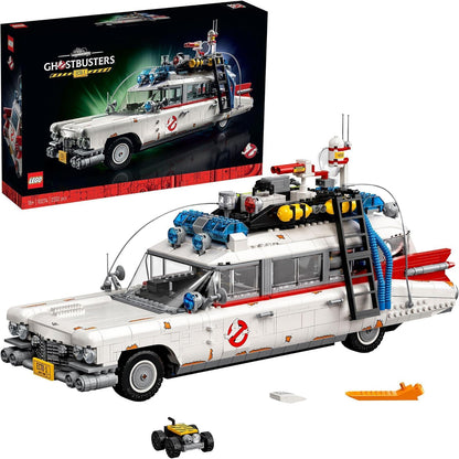 LEGO 10274 Icons Ghostbusters ECTO-1 Kit para carro, conjunto grande para adultos, ideia de presente para homens, mulheres, ela, ele, modelo colecionável para exibição, decoração nostálgica para casa 10274