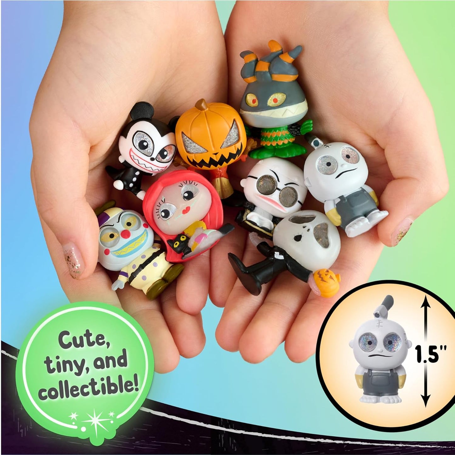 Just Play Disney Doorables NOVO Pacote de Colecionador de O Estranho Mundo de Jack de Tim Burton, Figuras Colecionáveis em Pacotes Surpresa, Brinquedos Infantis para Crianças a partir de 5 Anos