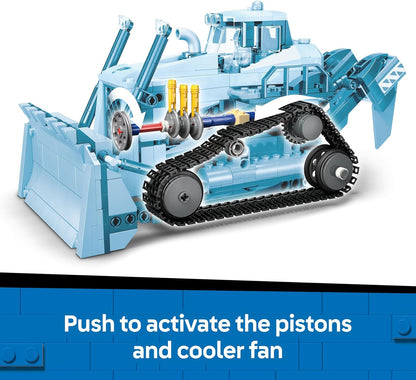 LEGO City - Trator Amarelo - Conjunto de Construção com Veículo Grande - Inclui 3 Minifiguras, além de Tijolos Soltos e Placas de Trânsito - Presente de Aniversário para Meninos a partir de 8 Anos - 60466