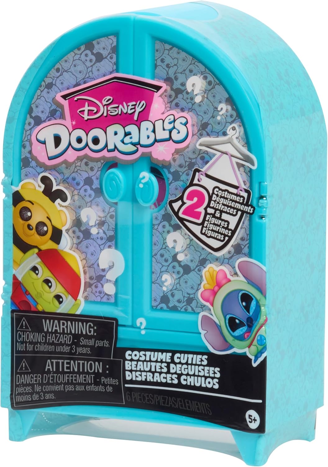 Disney Doorables Costume Cuties, brinquedos colecionáveis de 3,8 cm, para meninos e meninas a partir de 5 anos.