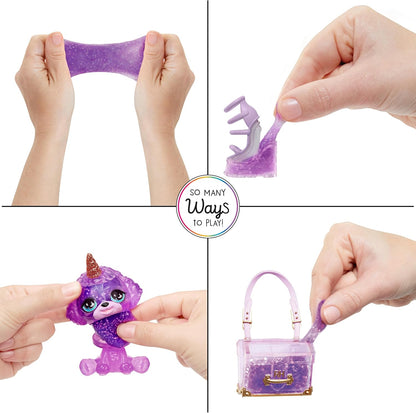 Boneca Rainbow High Fashion com Slime e Pet - Violeta (Roxo) - Boneca Shimmer de 28 cm com Sparkle Slime, Animal de Estimação Mágico e Acessórios de Moda - Brinquedo Infantil - Ótimo para idades de 4 a 12 anos