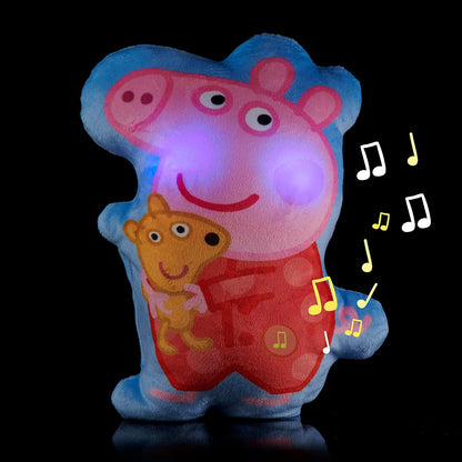 UAU! COISAS - Peppa Pig Soother da Lullaby Labs | Brinquedo interativo para aprendizagem pré-escolar | Luz noturna e sons musicais | Brinquedos de pelúcia para meninas e meninos de 2, 3, 4 e 5 anos